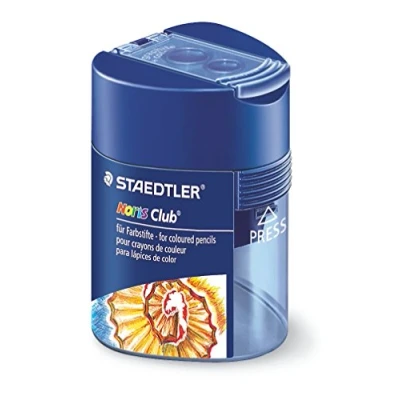 Abbildung von STAEDTLER Anspitzer Doppel Spitzdose Noris® Club rund 512 128 Spitzer