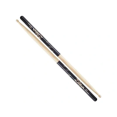 Abbildung von Zildjian Super 5B Hickory Drumsticks Wood Tip Schwarz