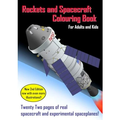 Abbildung von Rockets and Spacecraft Colouring Book: For Adults Kids