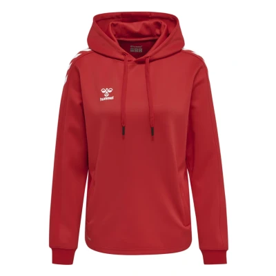 Abbildung von Hummel CORE Kapuzenpullover, Damen, Größe: 44, True red