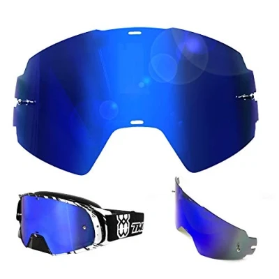 Abbildung von TWO X Rocket Ersatzglas für Crossbrille Spiegelglas blau AntiFog verspiegelt