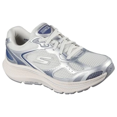 Abbildung von Skechers Damen Go Run Consistent 2.0 Volt Sneaker, Silber, 36 EU