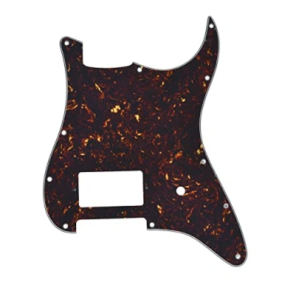 Abbildung von Kaish 11 Loch Gitarren Schlagbrett für Fender Delonge, in verschiedenen Farben Dunkles Schildpatt