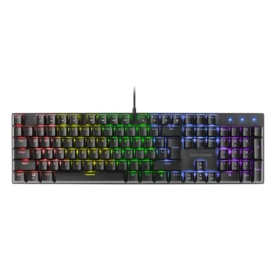 Abbildung von MARSGAMING Gaming MK422 Schwarz, Mechanische Tastatur RGB, Antighosting, Mechanischer Switch Braun, US Sprache, MK422BRUS