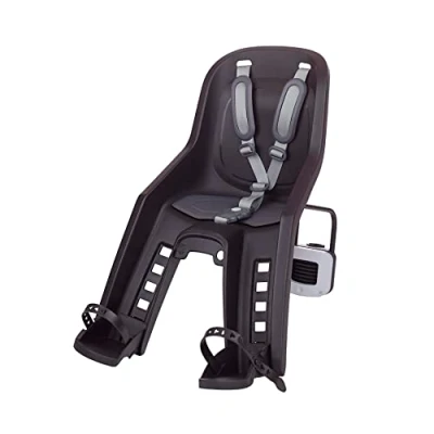 Abbildung von POLISPORT 8406900021 BUBBLY MINI PLYS FF Vordersitz für Fahrräder mit 26&#039;&#039; bis 29&#039;&#039; Rädern geeignet Kinder einem Gewicht von 9 15 kg Rahmenverankerung en color Schwarz/Dunkelgrau