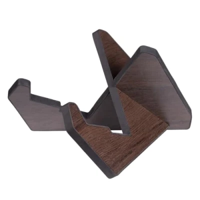 Abbildung von Gator Frameworks Elite Series X Style Holzgitarrenständer in Dunkelbraun Passend für Akustik , Elektro und Bassgitarre (GFW ELITEGTRXSTD BRN)