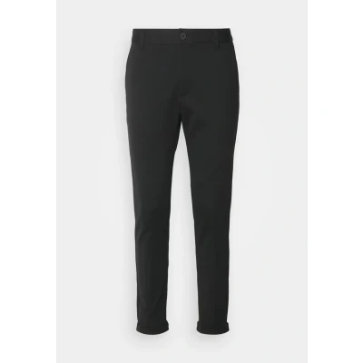 Abbildung von Lindbergh Superflex Cropped Chino, Herren, Größe: Small, Black