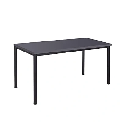Abbildung von Schreibtisch u. Besprechungstisch mit schwarzem Tischgestell Konferenztisch Bürotisch Computertisch Mehrzwecktisch Arbeitstisch PC Tisch Homeoffice (anthrazit, 160 x 80 77,5 cm)