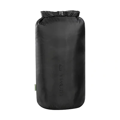 Abbildung von Tatonka Packsack Dry Sack 18l Wasserdichter Packbeutel mit Rollverschluss und Steckschließe Aus recyceltem Polyester 18 Liter Volumen (schwarz)