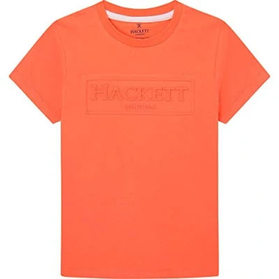Abbildung von Hackett LONDON Jungen Emboss Tee T Shirt, Korallenrot, 2 Years