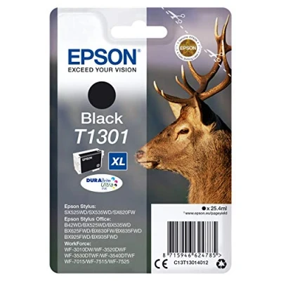 Abbildung von Epson C13T13014022 Ink CARTR DURABrite Black Singlepack T1301 Ultra
