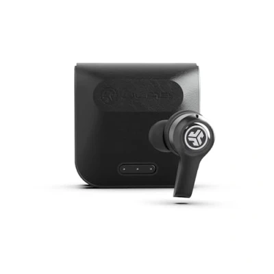 Abbildung von JLab JBuds Air Executive True Wireless Earbuds, In Ear Bluetooth Kopfhörer mit USB Ladecase, C3 Calling Freisprechfunktion, IP55 Schweißresistenz und Einstellbarer Custom EQ3 Sound, Schwarz…