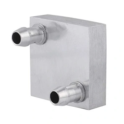 Abbildung von KSTE 40x40mm Wasserkühlung Aluminium Block for CPU Kühler Flüssiges Wasser Heatsink Cooler Ef