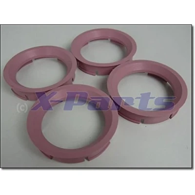 Abbildung von 4er Set Felgen Zentrierringe 72,6mm auf 57,1mm ROSA Alufelge
