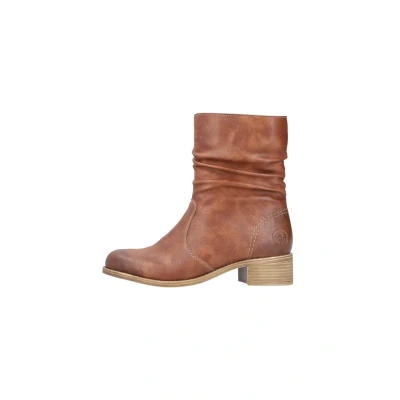 Abbildung von Rieker Damen Klassische Stiefeletten 76581, Frauen Stiefeletten,halbstiefel,Kurzstiefel,uebergangsschuhe,uebergangsstiefel,braun (24),39 EU / 6 UK