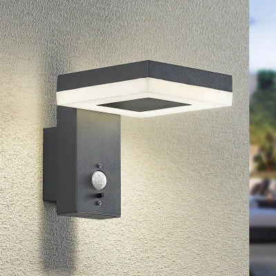 Abbildung von Lindby Laira LED Solar Außenwandleuchte, Sensor