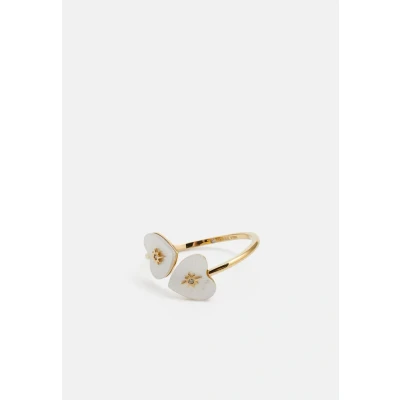 Abbildung von FOSSIL Damen Ringe aus Edelstahl offen, 8, Mais Gold
