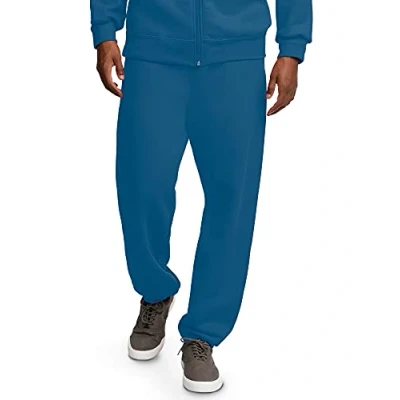 Abbildung von Fruit of the Loom Herren Eversoft Fleece Sweatpants Trainingshose, Blau, Klein