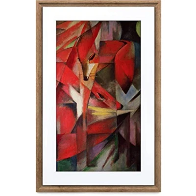 Abbildung von Netgear MEURAL Canvas II MC321HW Smart Art Digitale HD Leinwand 41 x 61 cm (Dunkler Holzrahmen, 21.5 Zoll, Gemälde &amp; Fotografien in naturgetreuen Details wiedergegeben, NFT Crypto Art, WLAN mit App)