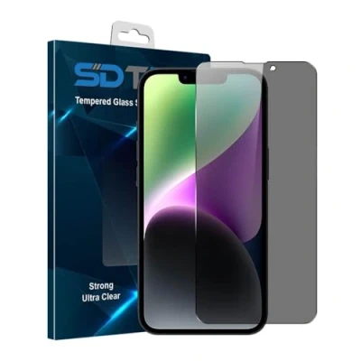 Abbildung von SDTEK Sichtschutz Für iPhone 14/13, Displayschutz Aus Gehärtetem Glas, Anti Spähen