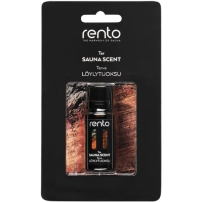 Abbildung von Rento Sauna Duft Holzteer 10 ml Konzentrat Natürlicher Aufguss mit angenehmes, beruhigendes Aroma für volle Entspannung