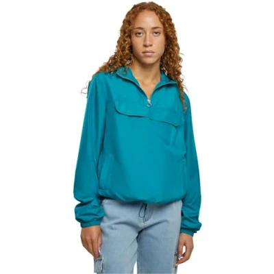 Abbildung von Urban Classics Basic Windbreaker, Damen, Größe: Small, Watergreen