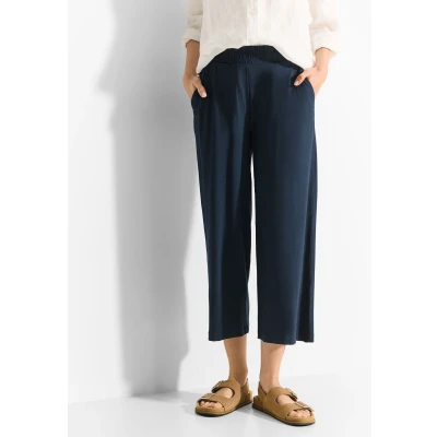 Abbildung von Cecil 3/4 Stoffhose, Damen, Größe: XXLx24, Blau