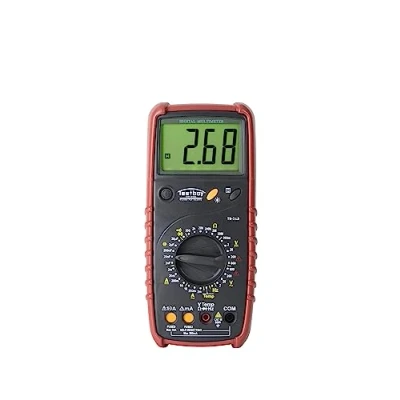 Abbildung von Testboy AZUBI Paket mit TB 313, 40 Simple und TV Schuki 3 A (automatischer Messbereichsschutz, LED Signalisierung, optische Anzeige 10 LEDs) Rot/Schwarz
