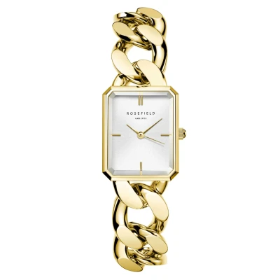 Abbildung von Rosefield Octagon XS Chain Uhr goldcoloured, Damen, Größe: One Size, Gold coloured