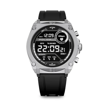 Abbildung von Police PEIUN0000101 Herren Smartwatch My.Avatar Schwarz/Stahlfarben