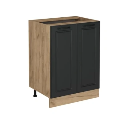 Abbildung von Vicco Küchenunterschrank R Line, Anthrazit Landhaus, 60 cm ohne Arbeitsplatte