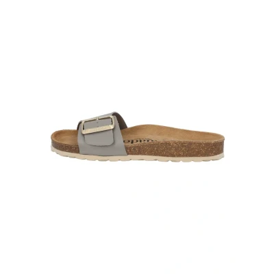 Abbildung von Palado Malta EGS Pantolette flach, Damen, Größe: 37, Grau matt Schuhe