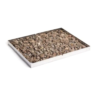 Abbildung von HENDI Lavasteingitter, für Grill Master Maxi 154717 154878 154908, Inklusive Lavasteinen, nur zur Verwendung im Aussenbereich, 630x500mm, Rostfreier Stahl