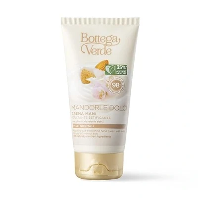Abbildung von Bottega Verde Süße Mandeln Handcreme feuchtigkeitsspendende Seidigkeit (75 ml) normale Haut