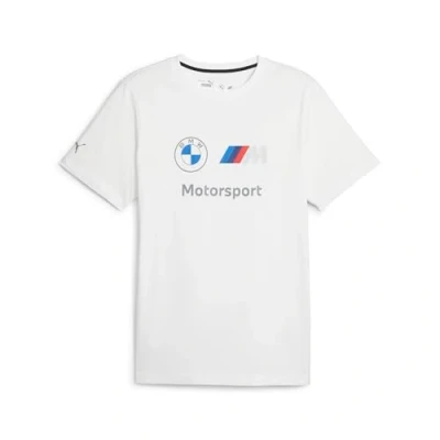 Abbildung von Puma BMW MMS ESS LOGO Tshirt print, Herren, Größe: Small, white