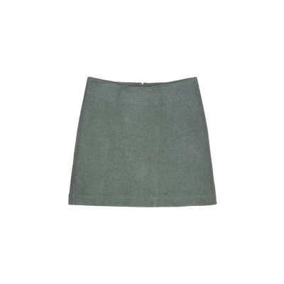 Abbildung von Marc O&#039;Polo Short Length Alinienrock, Damen, Größe: 34, Deep emerald
