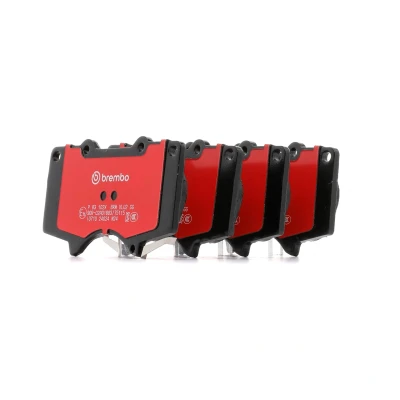 Abbildung von Bremsbelagsatz, Scheibenbremse BREMBO P 83 102X