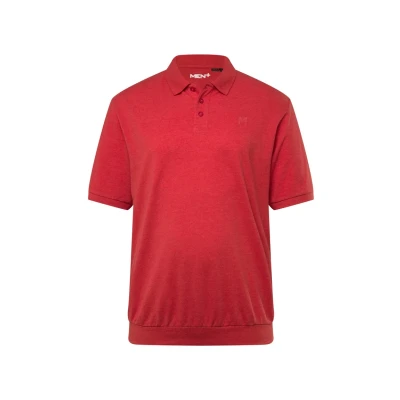 Abbildung von Men Plus Bauchfit Basic Halbarm Poloshirt, Herren, Größe: 7XL, Red