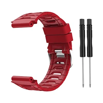 Abbildung von INF Armband Silikon für Garmin 920XT Ersatz Uhrenarmband Einstellbar Wechselarmband