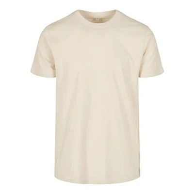 Abbildung von Build Your Brand Herren BB010 Basic Round Neck T Shirt, Sand, 4XL