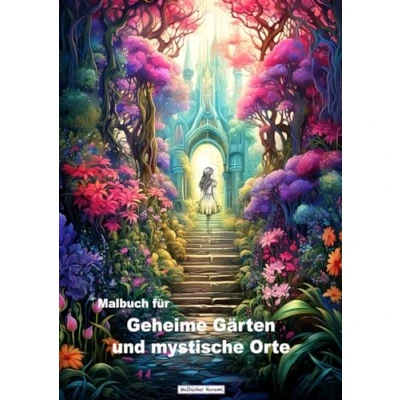 Abbildung von Malbuch für geheime Gärten und mystische Orte: Malen Entspannen mit 50 zauberhaften Motiven
