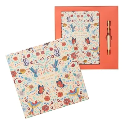 Abbildung von Grupo Erik Premium Set Notizbuch mit Stift Frida Kahlo A5 Dotted Klein Reisetagebuch zum selberschreiben Bullet Journal Tagebuch Mädchen und Jungen