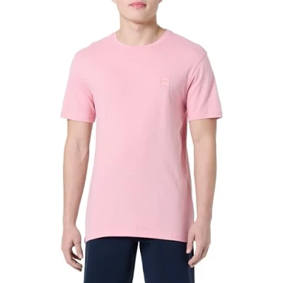 Abbildung von BOSS Tales Tshirt basic, Herren, Größe: Small, Open pink