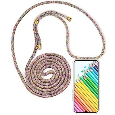 Abbildung von YuhooTech Handykette Hülle Kompatibel mit Xiaomi Redmi Note 12 4G Handyhülle, Smartphone Necklace Band Handyhülle Kordel Umhängenband Schnur Case zum umhängen