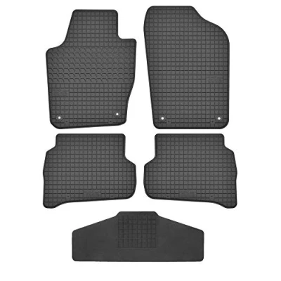Abbildung von Fußmatten vorne 2er Set für VW Polo 5 V 2009 2017 6R 6C Gummi Gummimatten