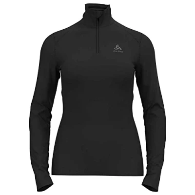 Abbildung von Odlo Damen Fundamentals Active WARM ECO Funktionsunterwäsche Langarm Shirt, Black
