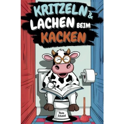 Abbildung von KRITZELN &amp; LACHEN beim KACKEN Das lustige Klo Kritzelbuch! Witzige Aufgaben, Scherzfragen, Flachwitze unnützes Wissen fürs Klo! Beliebtes Geschenk für Männer Frauen mit Humor!
