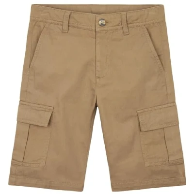 Abbildung von CityComfort Cargo Shorts Jungen, Kurze Cargohose Jungen mit Taschen &amp; Elastischem Bund (Beige, 7 8 Jahre)