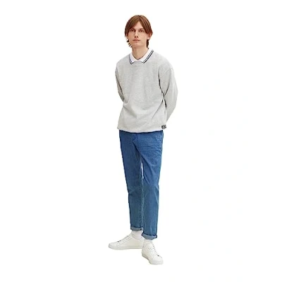 Abbildung von TOM TAILOR Herren Josh Regular Slim Hose im Jeans Look 1031268, 10113 Clean Mid Stone Blue Denim, 36W / 34L