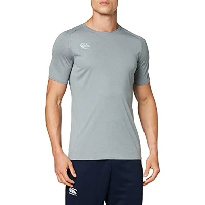 Abbildung von Canterbury Herren Trainings Shirt Vapodri Super Licht, Static Grau meliert, XS, E546650 X95 XS